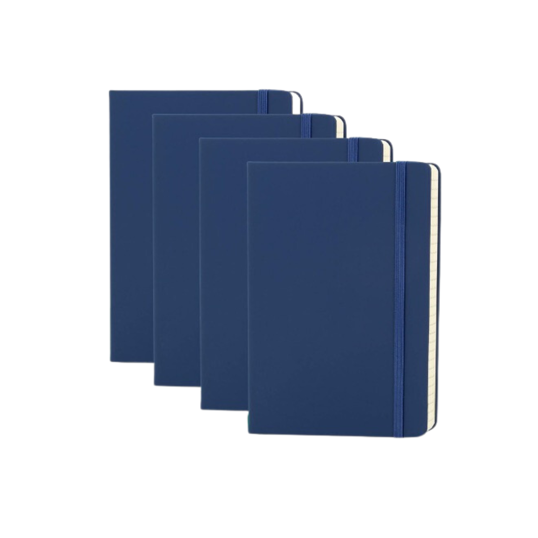 Simply Genius (4 Pack) A5 Hardcover Leatherette Journals