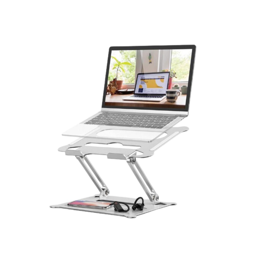 Adjustable Laptop Stand, FYSMY Ergonomic Portable Computer Stand with Heat-Vent to Elevate Laptop